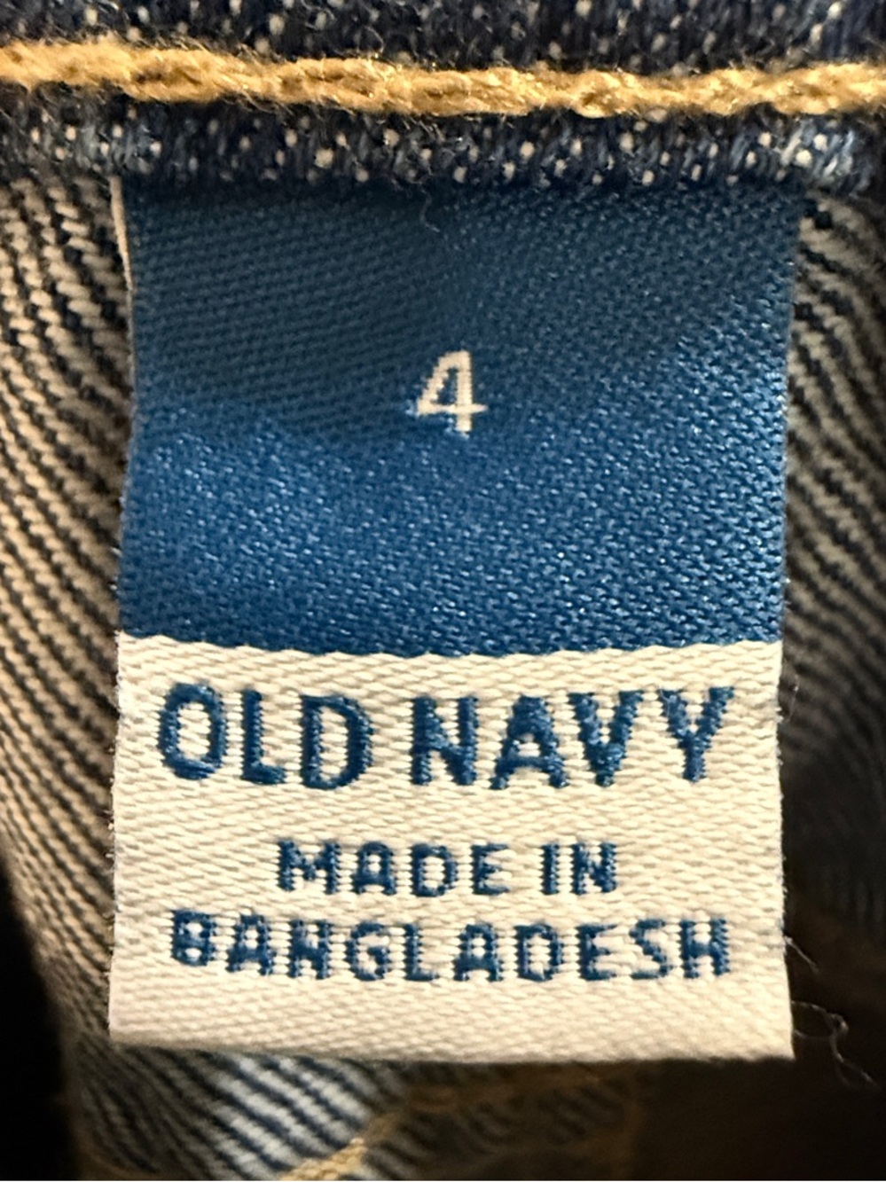 Old Navy NWT Dark Blue Button-Front Denim Mini Skirt - Picture 2 of 7